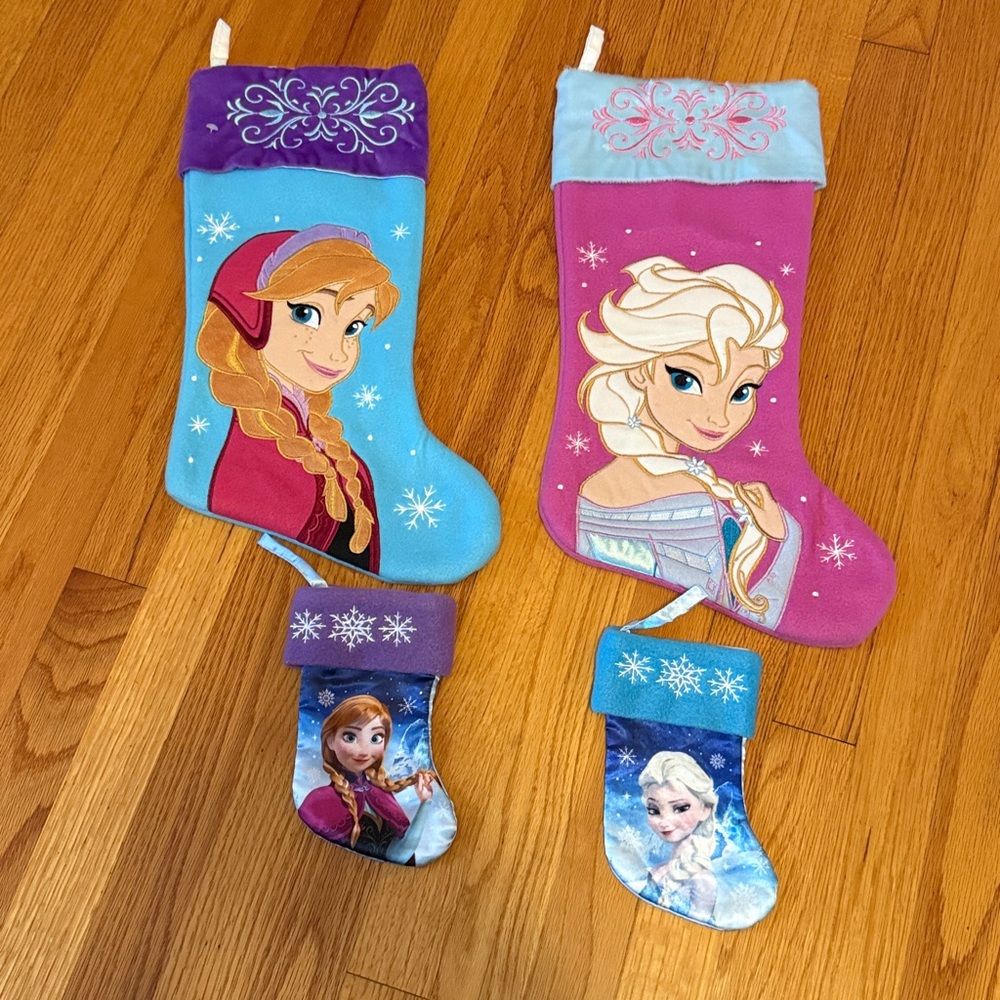 Disney Frozen stockings. Anna and Elsa